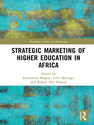 cover image of Strategic Marketing of Higher Education in Africa